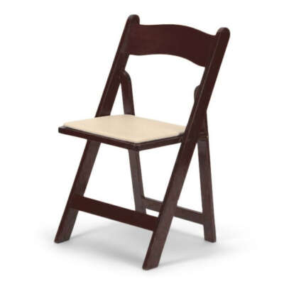 Fruit-wood padded Garden Chair