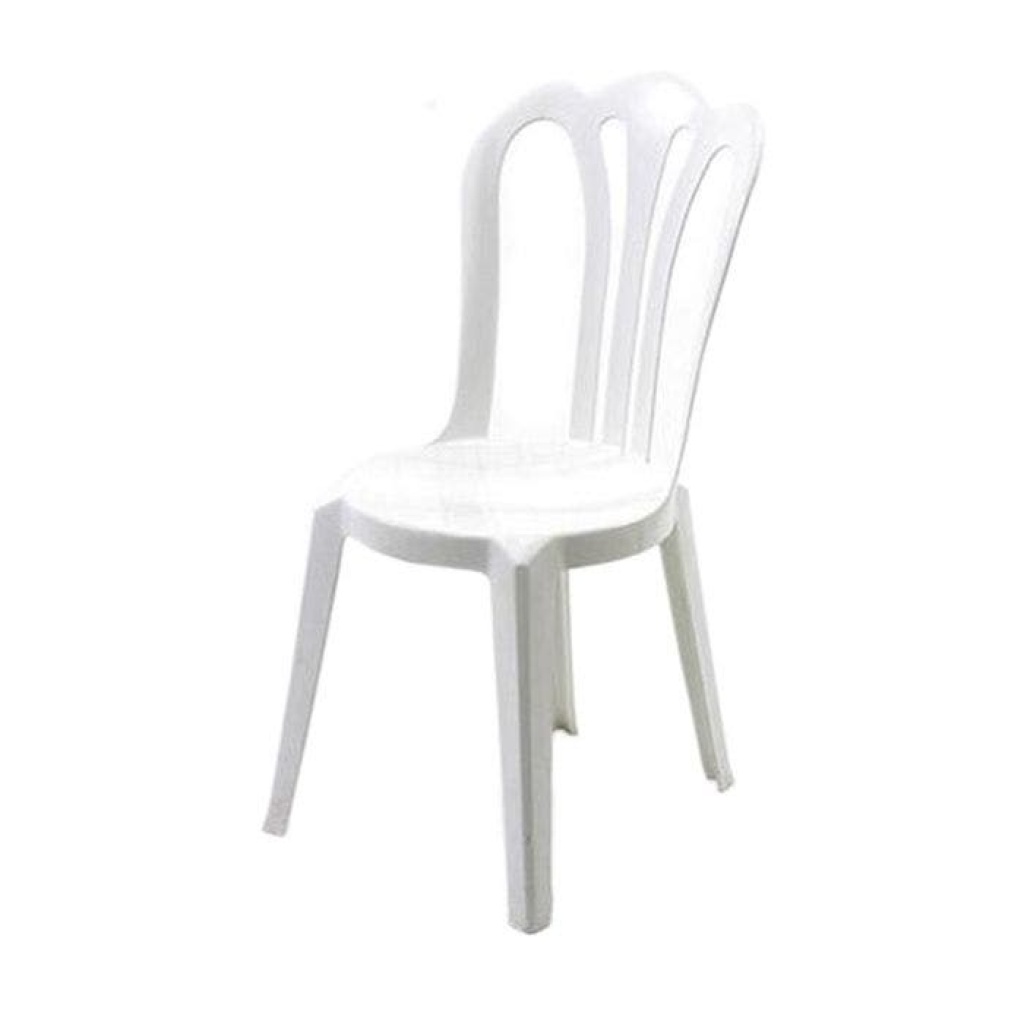 Bistro Chair (White) Affordable Tables & Chairs Event Rentals